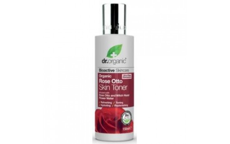 Dr Organic Tonificante corporal Rose Otto, 150ml.