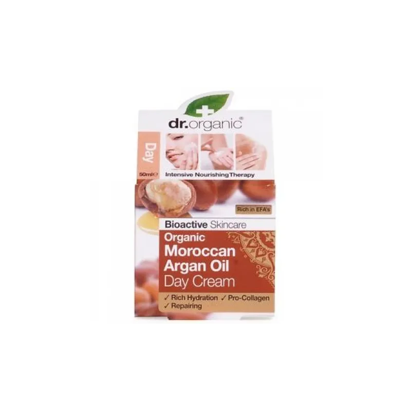 Dr Organic Crema de día de Argán, 50ml. Dr Organic Crema de día de Argán, 50ml.