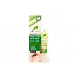 Dr Organic Gel contorno de ojos de Aloe Vera, 15ml.