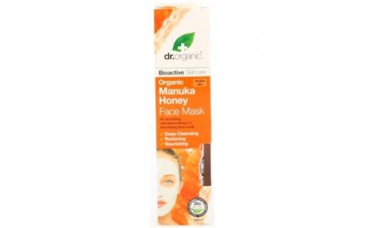 Dr Organic Mascarilla facial de Miel de Manuka, 125ml.