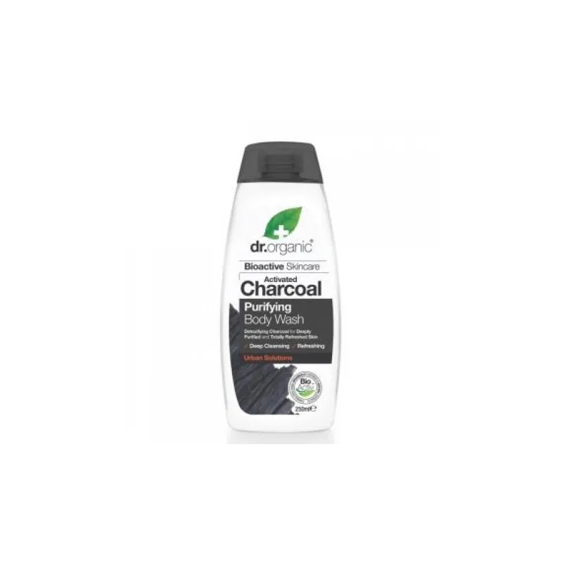 Dr Organic Gel de ducha de Carbón Activo, 250ml. Dr Organic Gel de ducha de Carbón Activo, 250ml.