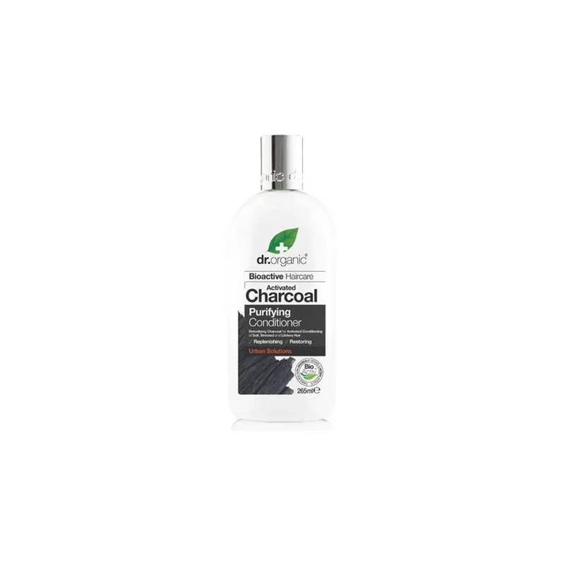 Dr Organic Acondicionador de Carbón Activo, 265ml.