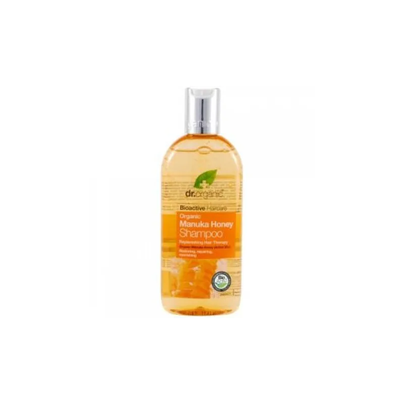 Dr Organic Champú de Miel de Manuka, 265ml.