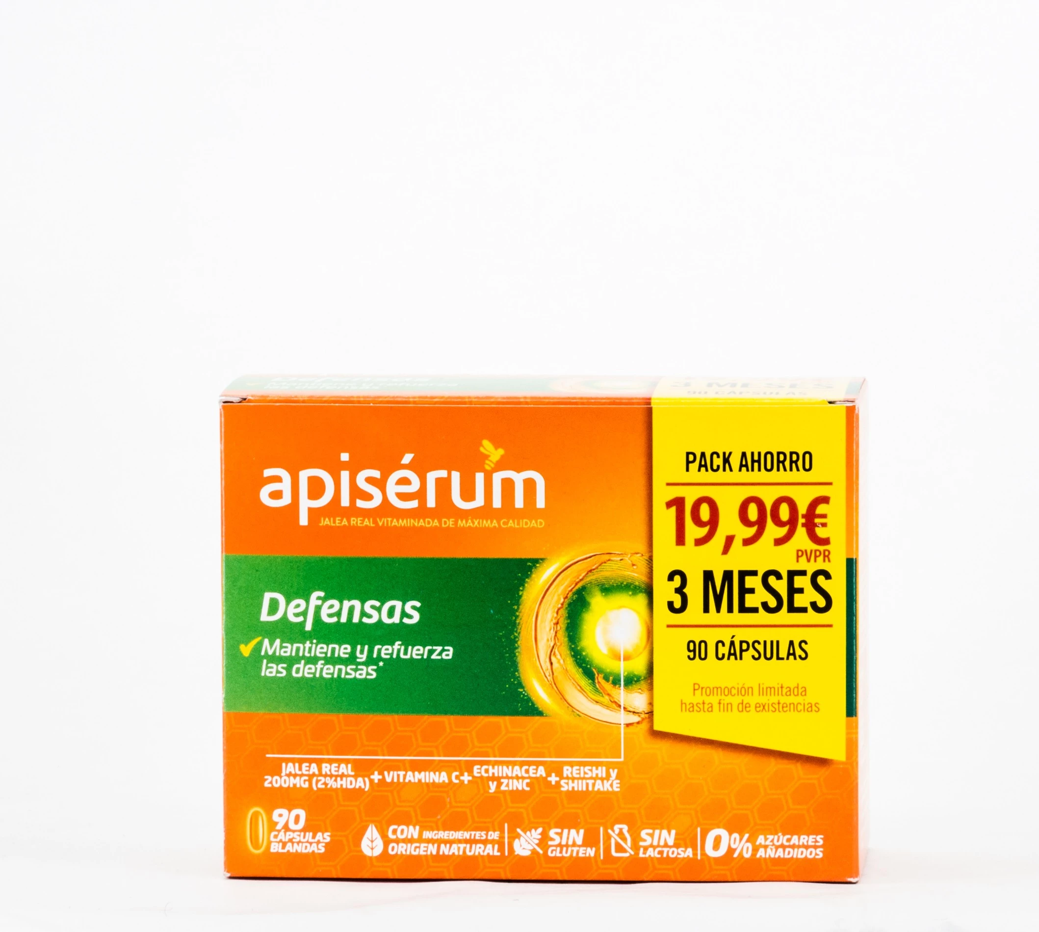 Apiserum Defensas AHORRO, 90 Caps.