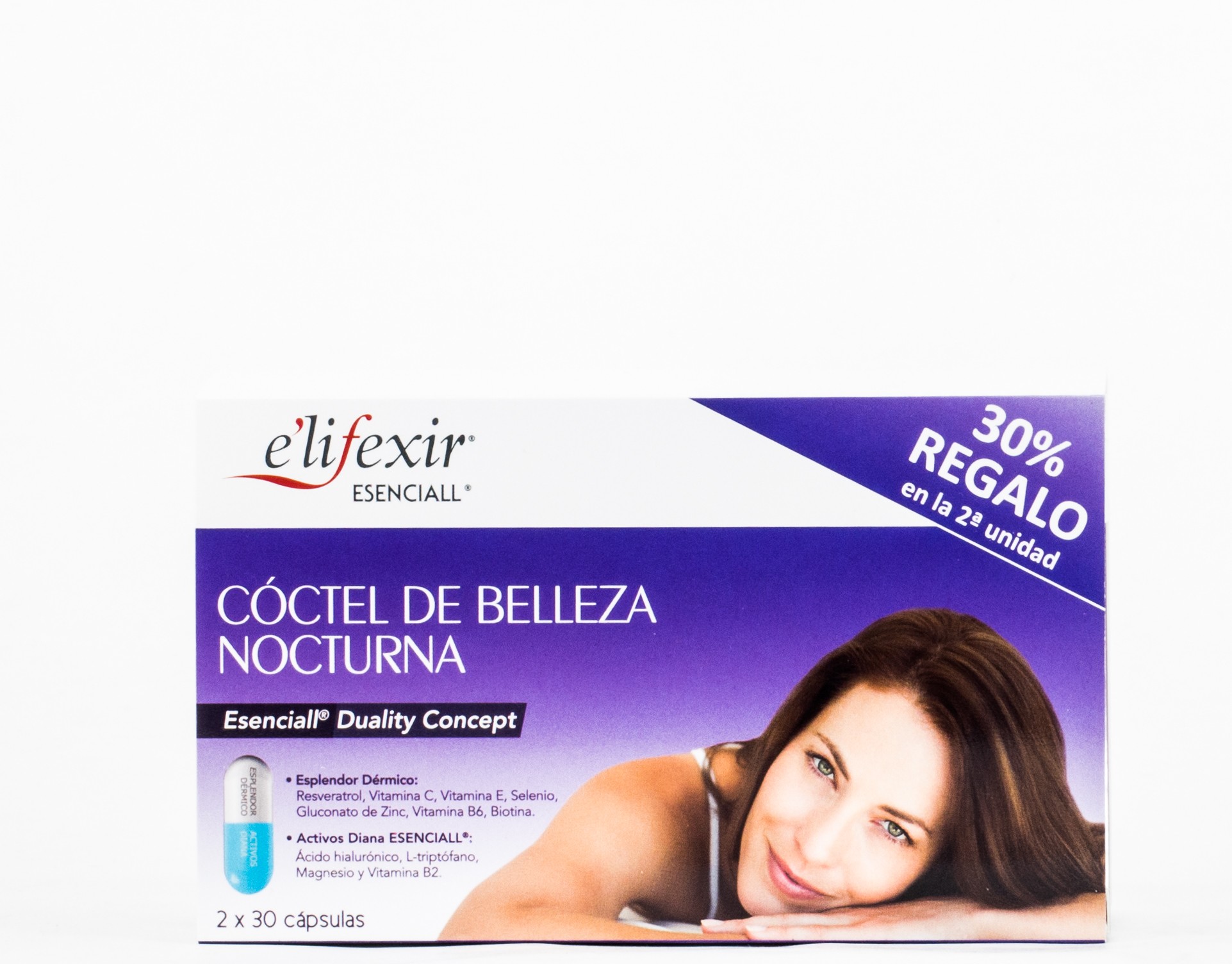 Elifexir Esencial Coctel Belleza Nocturma, 60 Caps.