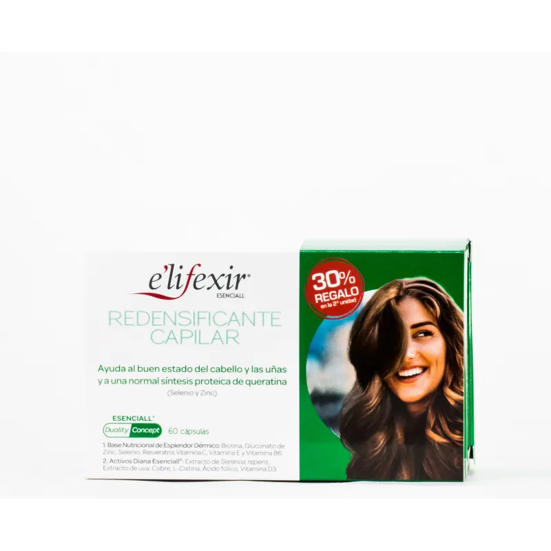Elifexir Esenciall Redensificante Capilar, 60 Caps. Ahorro Elifexir Esenciall Redensificante Capilar, 60 Caps. Ahorro