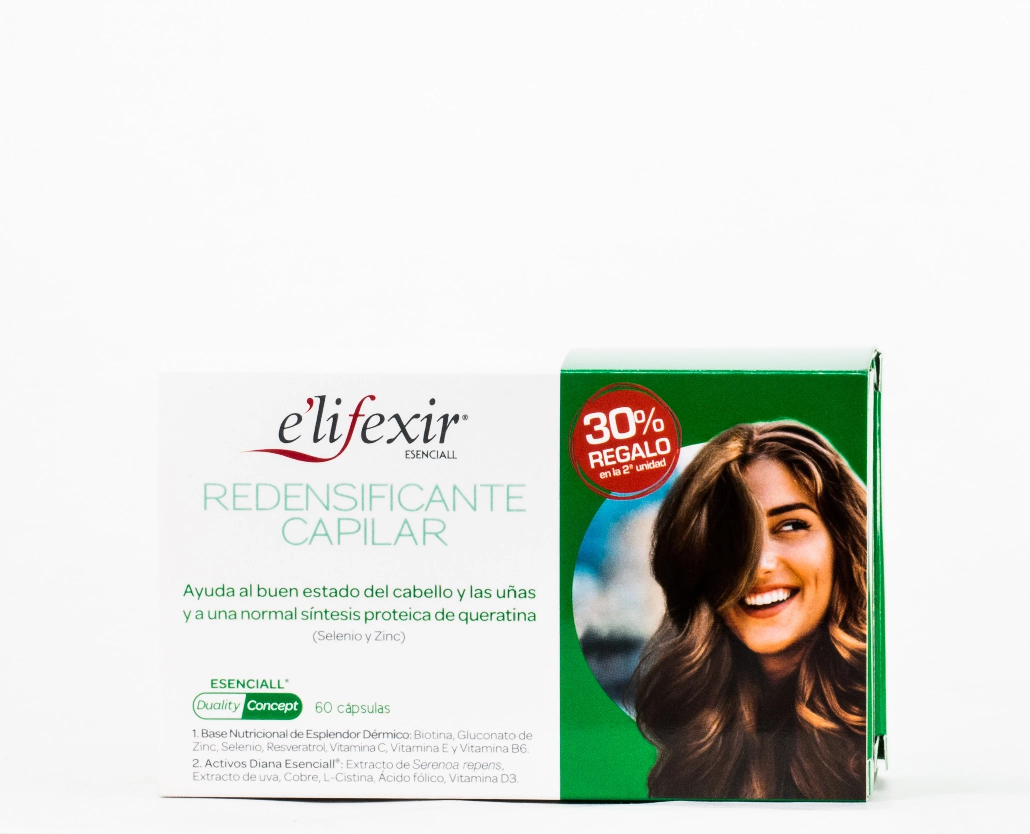 Elifexir Esenciall Redensificante Capilar, 60 Caps. Ahorro