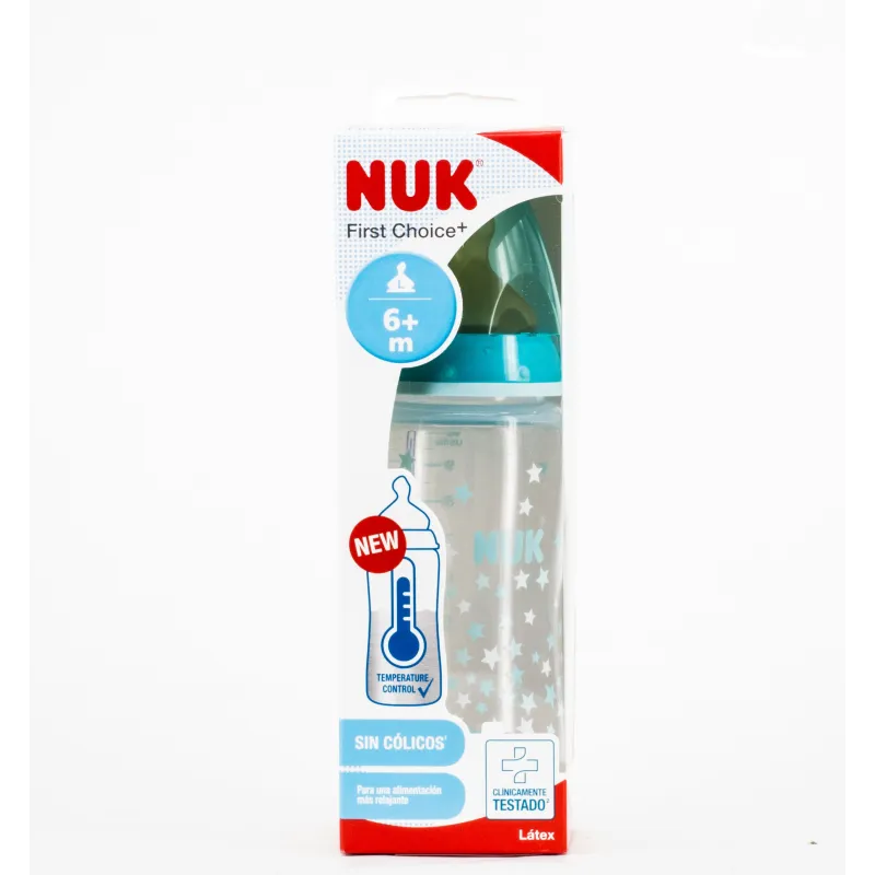 NUK Biberon Látex L 6-18m, 300ml. NUK Biberon Látex L 6-18m, 300ml.