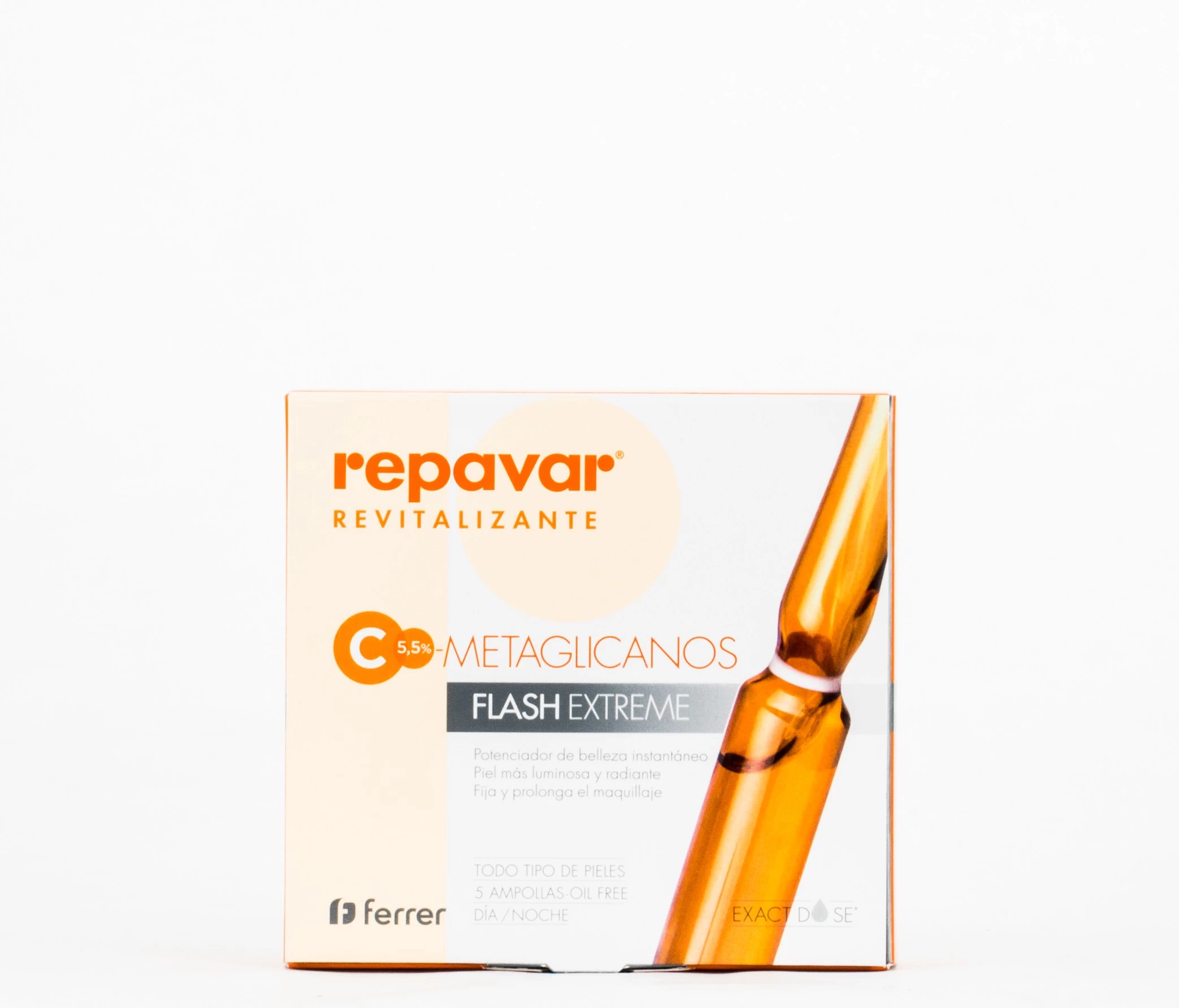 Repavar Revitalizante Ampollas Flash Extreme, 5 Uds.