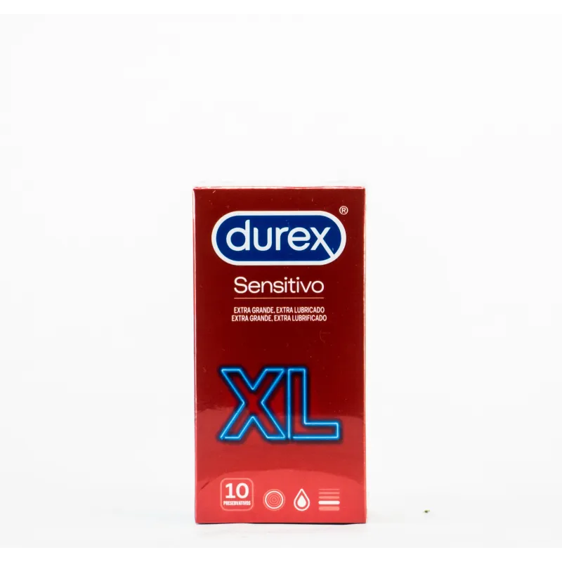 Durex Sensitivo XL, 10 Uds.