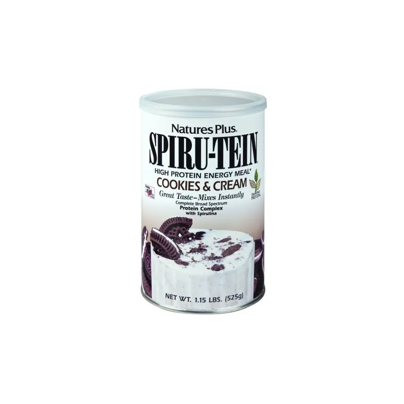 Nature’s plus spiru-tein cookies & cream 525 g