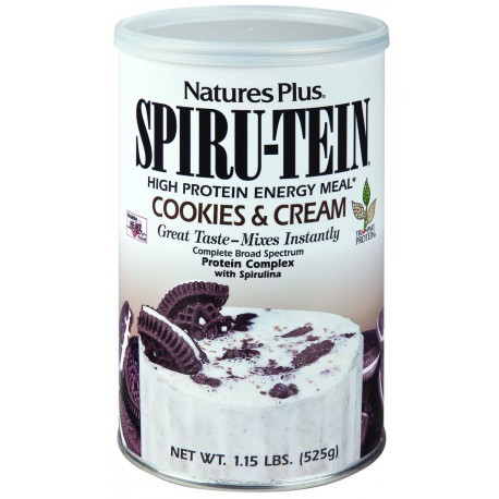 Nature’s plus spiru-tein cookies & cream 525 g