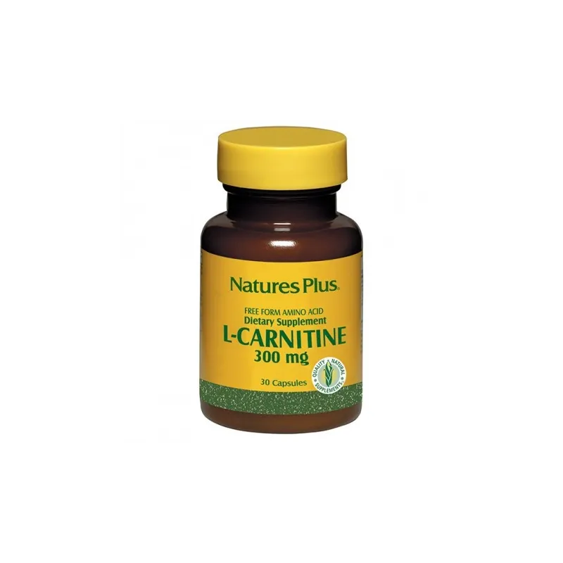 Nature’s plus l-carnitina 300 mg 30 caps.