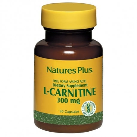 Nature’s plus l-carnitina 300 mg 30 caps.