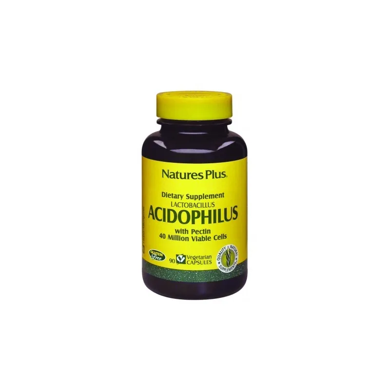 Nature’s plus acidophilus 90 caps.