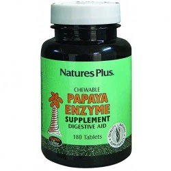 Nature’s plus papaya enzyme 180 comprimidos masticables
