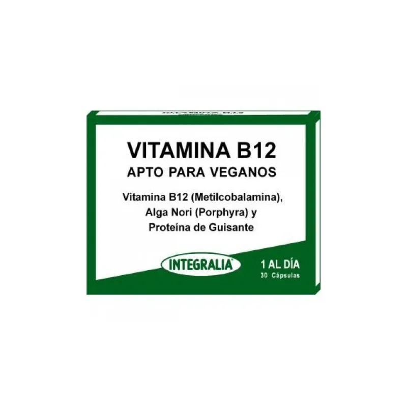 Integralia Vitamina B12 Vegana 30 Cápsulas