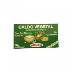 Integralia Caldo Vegetal Ecológico con Sal Marina 66mg