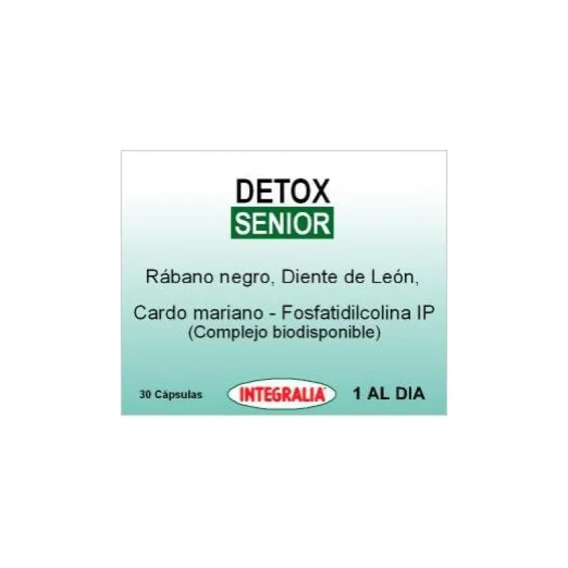 Integralia Detox Senior 30 Cápsulas Integralia Detox Senior 30 Cápsulas