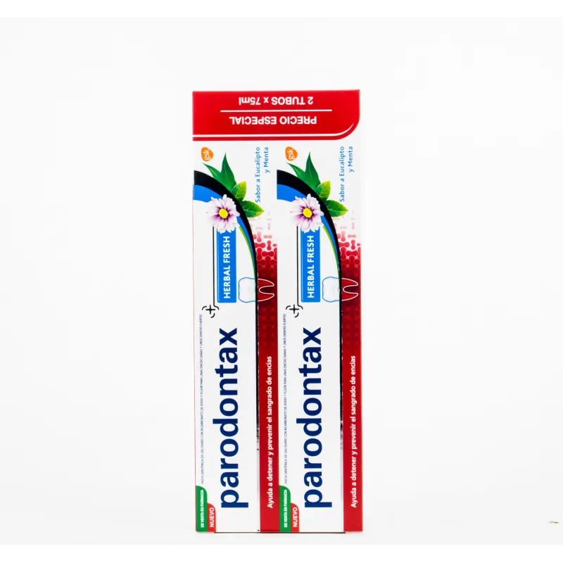 Parodontex Estra Fresh Duplo, 2x75ml. Parodontex Estra Fresh Duplo, 2x75ml.