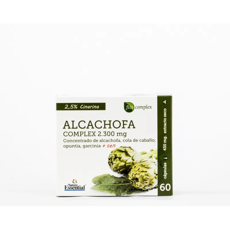 Nature Essential Alcachofa Complex 2.300mg,, 60 cápsulas. Nature Essential Alcachofa Complex 2.300mg,, 60 cápsulas.