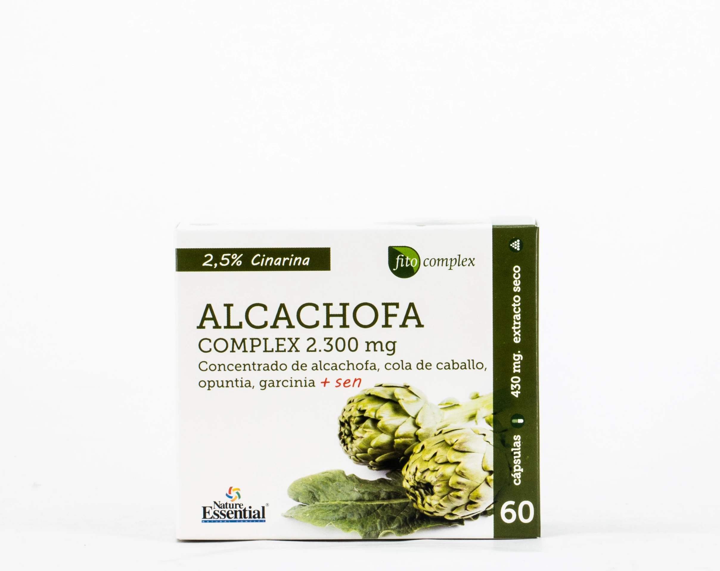 Nature Essential Alcachofa Complex 2.300mg,, 60 cápsulas.