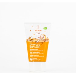 Weleda 2 en 1 Champu y Gel Naranja Frutal, 150ml.