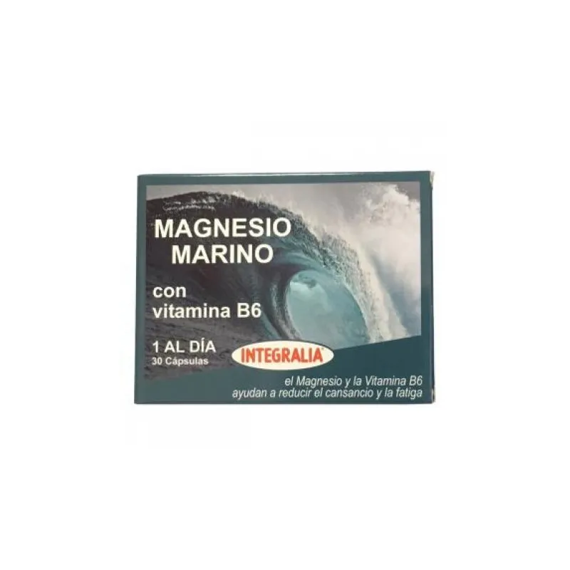 Integralia Magnesio Marino con Vitamina B6 30 Cápsulas