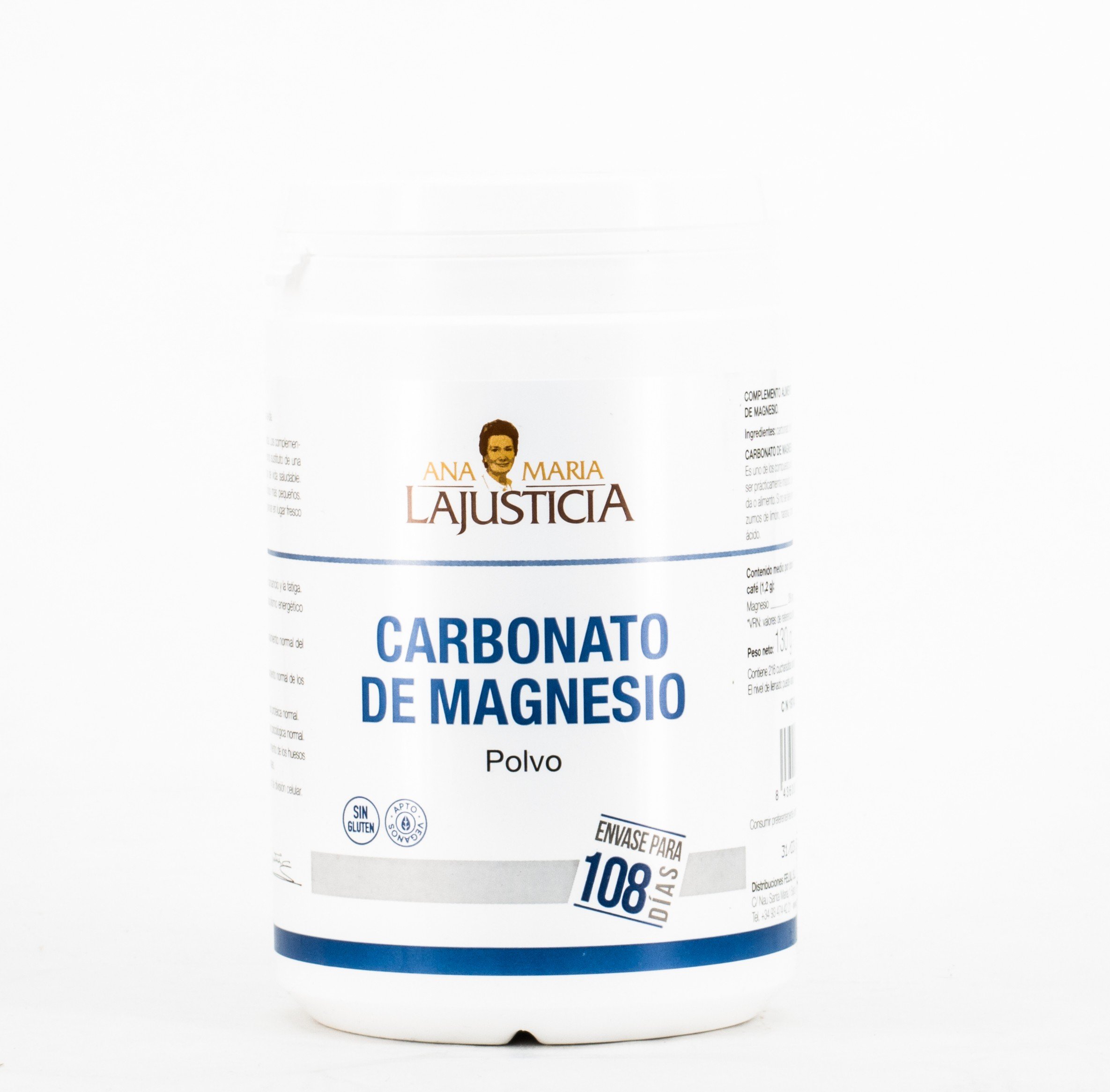 AnaMaría Lajusticia Carbonato de Magnesio, 130g