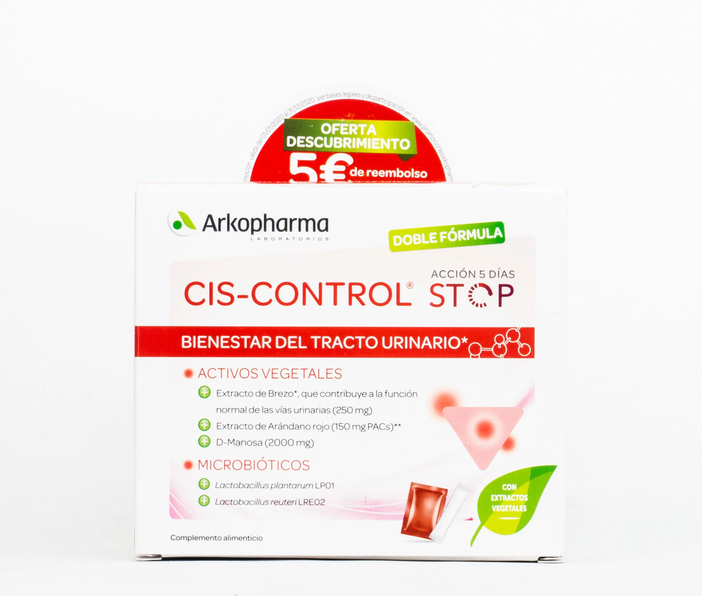 CIS-Control Stop, 15 Sobres (10 Sobres + 4 Sticks).