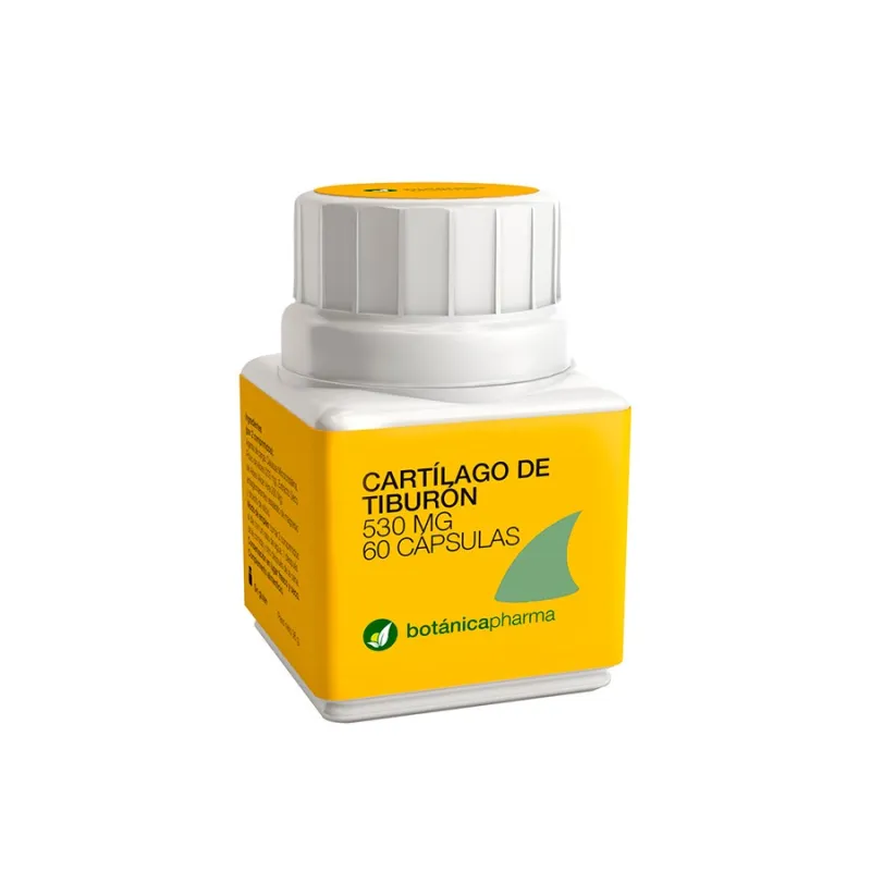 BotanicaPharma Cartílago de tiburón 530mg, 60 cápsulas. BotanicaPharma Cartílago de tiburón 530mg, 60 cápsulas.