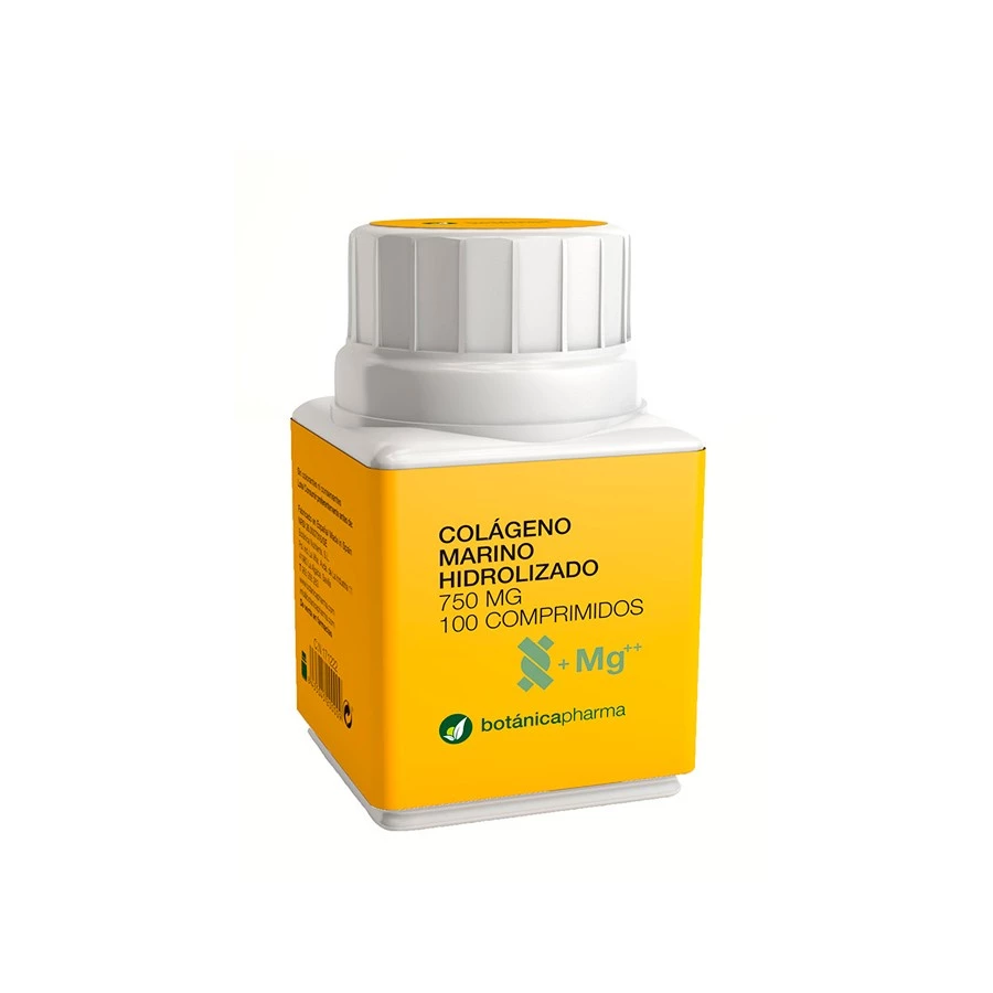 BotanicaPharma Colágeno Marino Hidrolizado 750mg, 100 comprimidos.