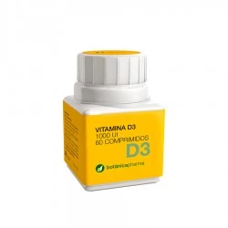 BotanicaPharma Vitamina D3 1000 UI, 60 comprimidos.