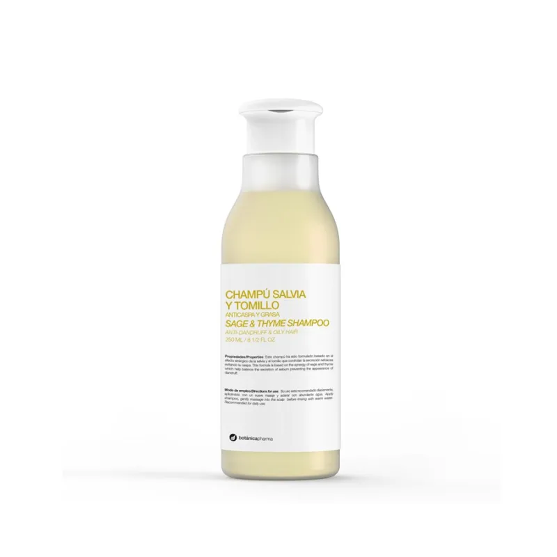BotanicaPharma Champú Salvia y Tomillo, 250 ml. BotanicaPharma Champú Salvia y Tomillo, 250 ml.