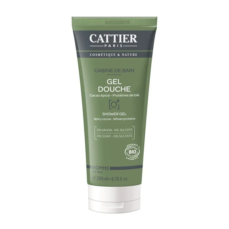 Cattier Champú y gel de ducha para Hombre, 200ml. Cattier Champú y gel de ducha para Hombre, 200ml.