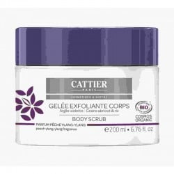 Cattier Gel exfoliante corporal arcilla púrpura, 200ml.