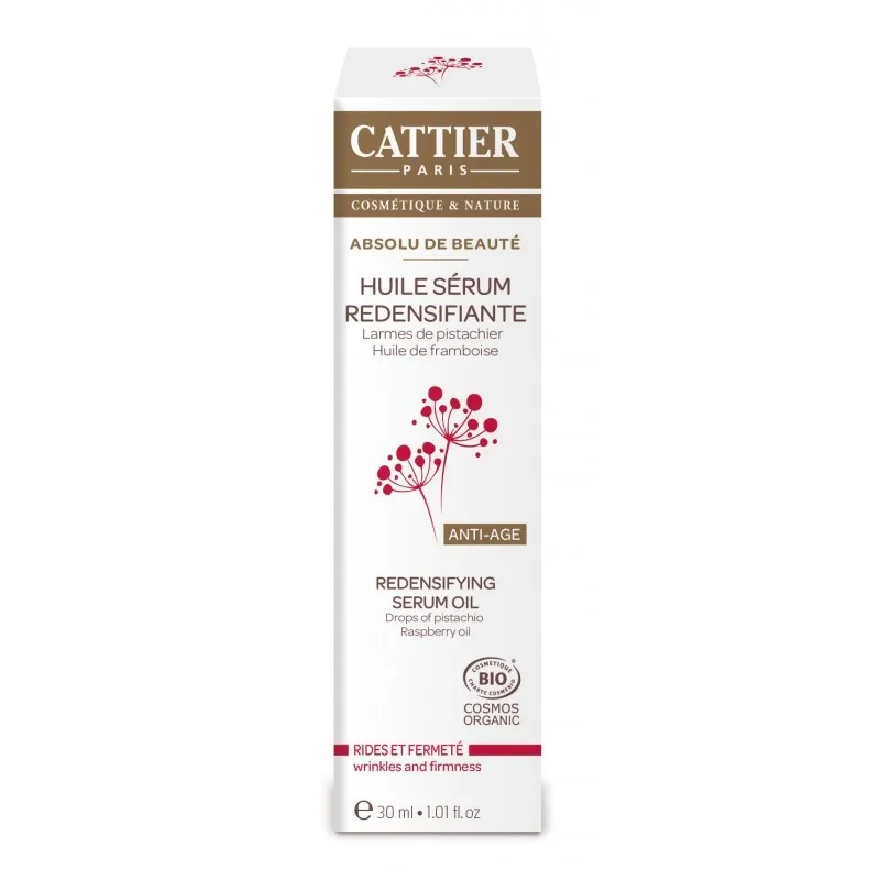 Cattier Serum oleoso redensificante arrugas-firmeza, 30ml.