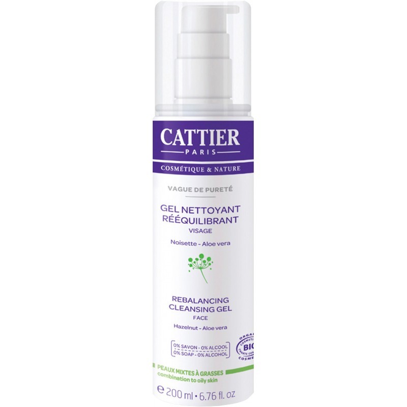 Cattier Gel limpiador reequilibrante, 200ml.