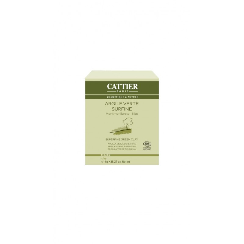 Cattier Arcilla verde superfina, 1kg.