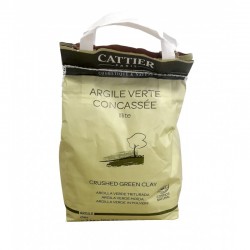 Cattier Arcilla verde triturada, 3kg.