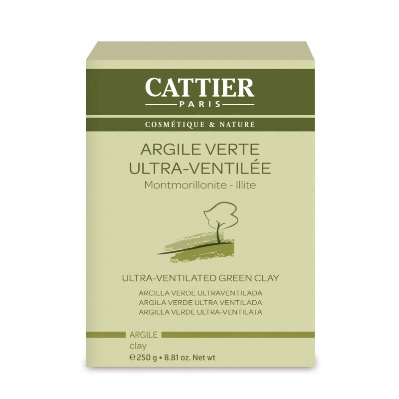 Cattier Arcilla verde ultraventilada, 250g.