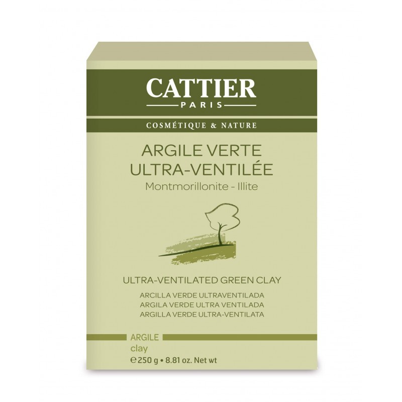 Cattier Arcilla verde ultraventilada, 250g.