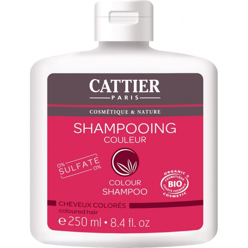 Cattier Champú color cabello teñido, 250ml.