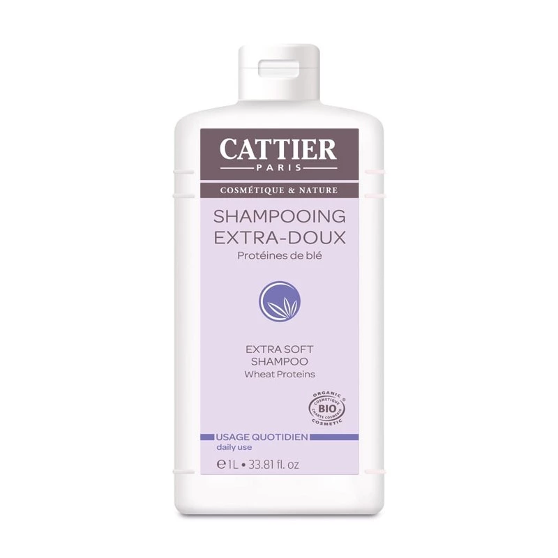 Cattier Champú extra suave, 1L.