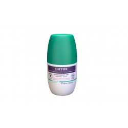 Cattier Desodorante Roll-On Aloe vera, 50ml.