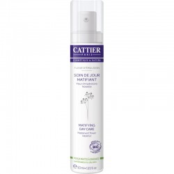 Cattier Crema matificante día. Piel mixta a grasa, 50ml.