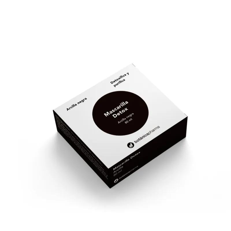 BotanicaPharma Mascarilla Arcilla Negra Detox, 80ml. BotanicaPharma Mascarilla Arcilla Negra Detox, 80ml.