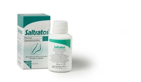 Saltratos Polvos Desodorantes, 50g.