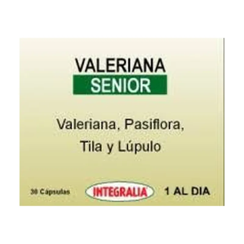 Integralia Valeriana Senior 30 cápsulas Integralia Valeriana Senior 30 cápsulas