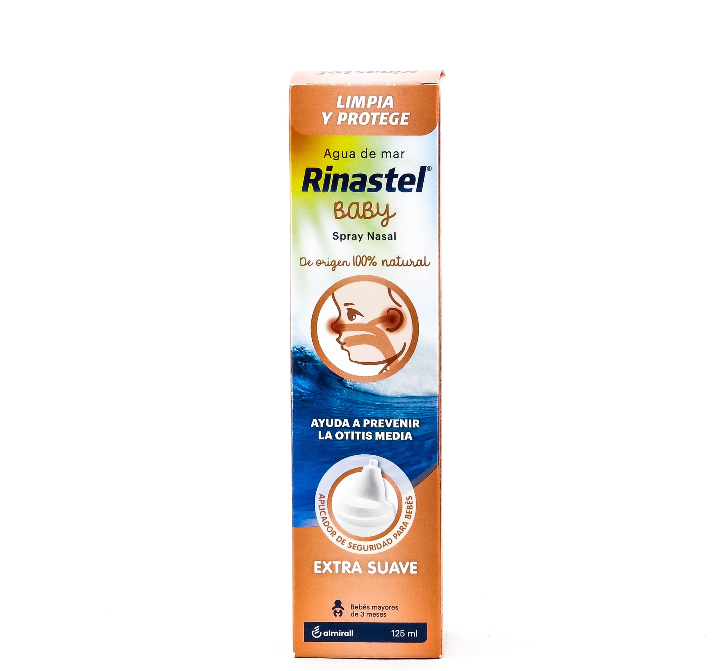 Rinastel Baby Spray Nasal Agua de Mar, 125ml.